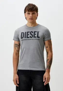 Diesel: Серая футболка 