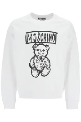 Moschino: Свитшот  Teddy Bear с принтом