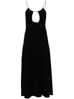 Saint Laurent: Платье миди 