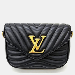 Louis Vuitton: Чёрная сумка  Pochette