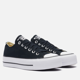 Converse: Чёрные кеды  Chuck Taylor All Star