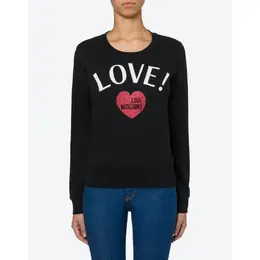 Love Moschino: Хлопковый свитшот 