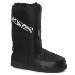 LOVE MOSCHINO: Чёрные сапоги 