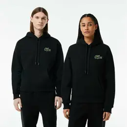 LACOSTE: Чёрная толстовка 