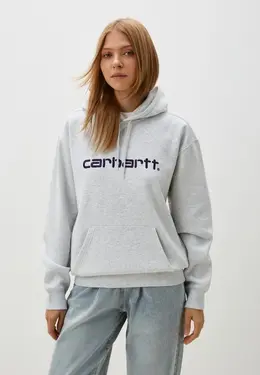 Carhartt WIP: Серая толстовка 