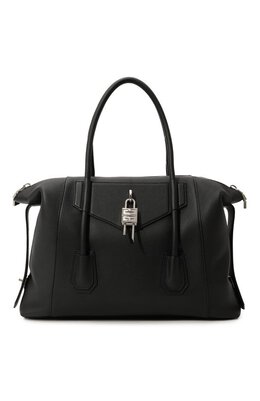 Givenchy: Чёрная сумка  Antigona Lock