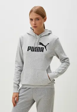 PUMA: Серая толстовка 