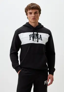 PUMA: Чёрная толстовка 