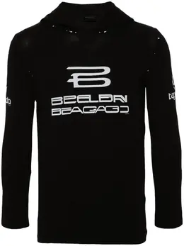 Balenciaga: Футболка с капюшоном 