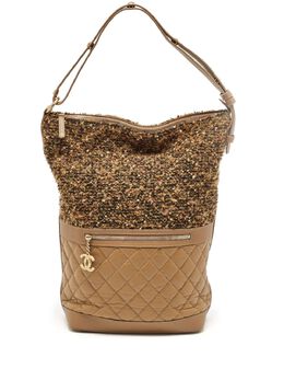 CHANEL Pre-Owned: Коричневая сумка 