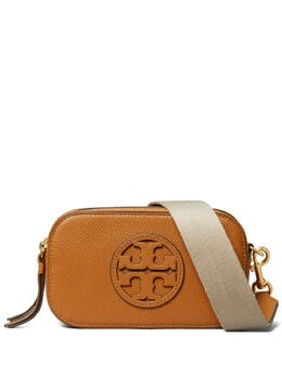 Tory Burch: Коричневая сумка через плечо  Mini Miller