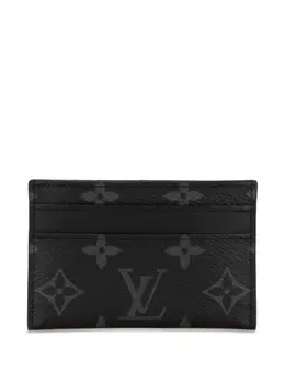 Louis Vuitton Pre-Owned: Чёрный картхолдер 