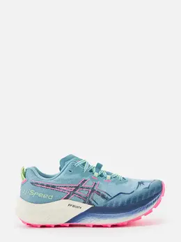 Asics: Голубые кроссовки 