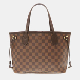 Louis Vuitton: Коричневая сумка-шоппер  Neverfull