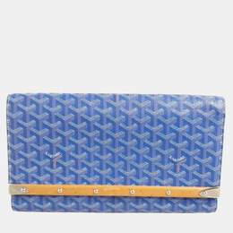 Goyard: Голубой клатч 