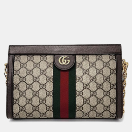 Gucci: Бежевая сумка  Ophidia GG