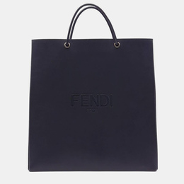 Fendi: Чёрная сумка-шоппер 