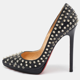 Christian Louboutin: Чёрные туфли  Pigalle