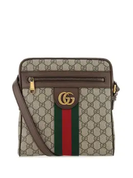 Gucci: Бежевая сумка  Ophidia