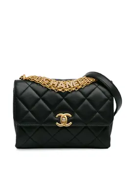 CHANEL Pre-Owned: Чёрная сумка 