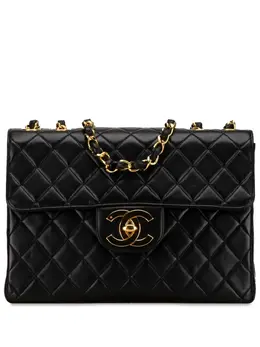 CHANEL Pre-Owned: Чёрная сумка 