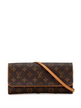 Louis Vuitton Pre-Owned: Коричневая сумка через плечо 