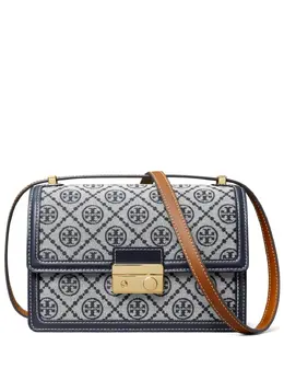 Tory Burch: Голубая сумка 