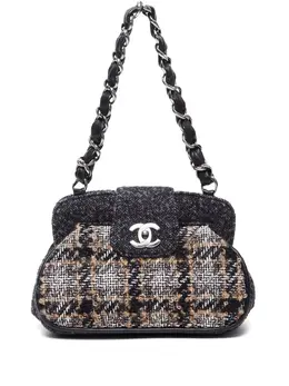 CHANEL Pre-Owned: Тёмная сумка 