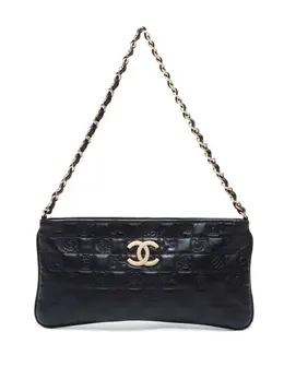 CHANEL Pre-Owned: Чёрная сумка 