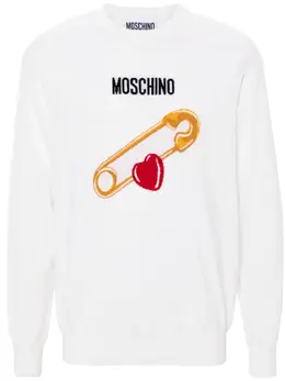 Moschino: Трикотажный свитер 