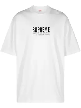 Supreme: Белая футболка 