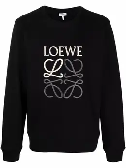 LOEWE: Чёрный свитшот  Anagram