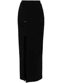 Mugler: Юбка с разрезом 