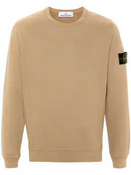 Stone Island: Бежевый свитшот  Compass