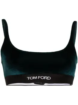 TOM FORD: Зелёный топ  Logo