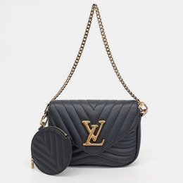 Louis Vuitton: Чёрная сумка  Pochette