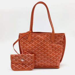 Goyard: Оранжевая сумка 