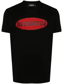 DSQUARED2: Чёрная футболка  Cool