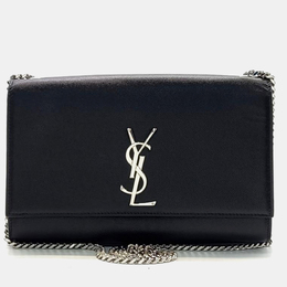 Saint Laurent Paris: Чёрная сумка  Monogram