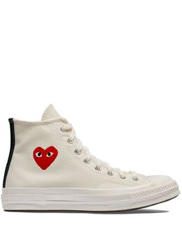 Comme des Garcons: Белые кроссовки 