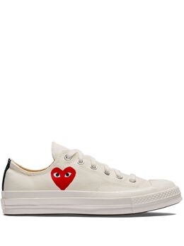 Comme des Garcons: Белые кроссовки 