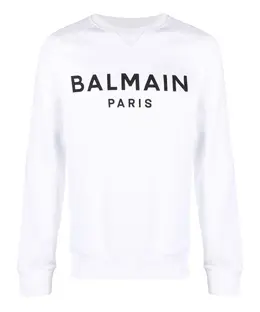 Balmain: Белый свитшот 