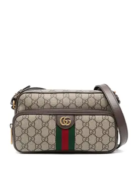 Gucci: Бежевая сумка  Ophidia