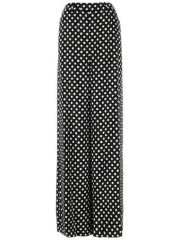 Saint Laurent: Шёлковые брюки 