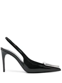 Saint Laurent: Чёрные туфли 