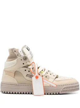 Off-White: Бежевые кроссовки  Off Court