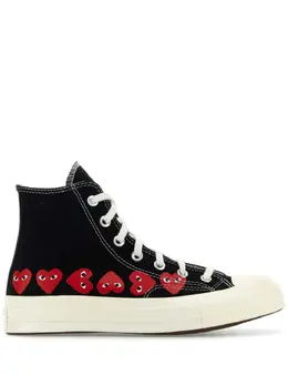 Comme Des Garçons Play: Чёрные кроссовки  Play