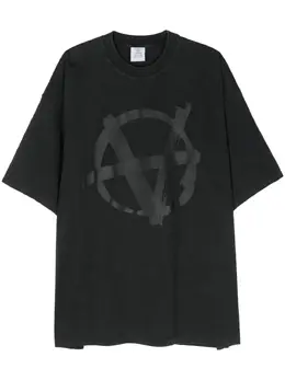 VETEMENTS: Футболка с принтом 