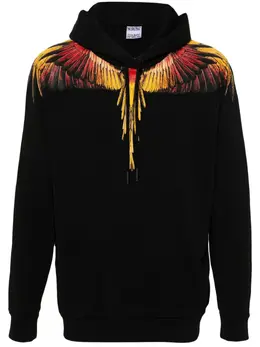 Marcelo Burlon County of Milan: Чёрная толстовка 