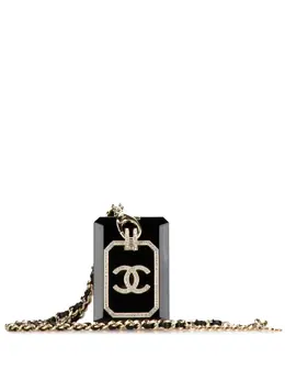 CHANEL Pre-Owned: Чёрное колье 